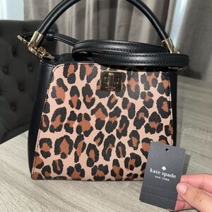 Kate Spade Phoebe Small Spotted Leopard Top Handle Satchel